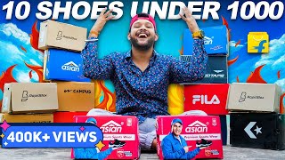 UNBOXING TOP 10 SNEAKERSSHOES UNDER Rs 1000 🔥 Flipkart Shoes haul Review 2023  RedTape Rapid Box [upl. by Llenahs]