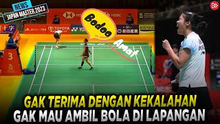 CUEK No RESPECT 🤬 Begini Sikap KERENDAHAN HATI Gregoria Ambilin Shuttlecock Di Japan Master 2023 🔥 [upl. by Aerdnua]