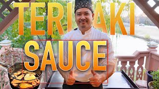 EASY Teriyaki Sauce Recipe  Pro Hibachi chef makes teriyaki sauce from scratch [upl. by Titus106]