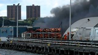 Pier fire at W57th part 1 of 2 September 4 2010 [upl. by Asial]