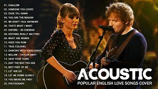 Acoustic 2023 ⧸ The Best Acoustic Covers of Popular Songs 2023  English Love Songs Cover ♥ [upl. by Yolane]