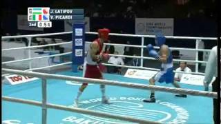 Fly 52kg QF  Latipov Jasurbek UZB VS Picardi Vincenzo ITA 2011 AIBA World Champs [upl. by Anitac]