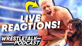 WWE WrestleMania 38 Live Reactions  WrestleTalk Podcast [upl. by Ovid]