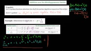 Exercice 2 Développements limités 01243 [upl. by Ecineg213]