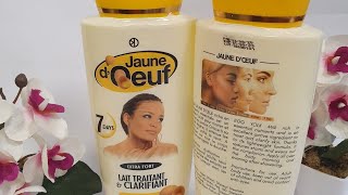 Honest Review About Jaune De Oeuf Lotion review skincareroutines youtubechanneltagstips [upl. by Aynik314]