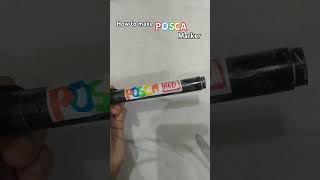 How to make posca markers 😊artwhitkanishka2067craft ❤️ [upl. by Thorvald]