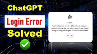 How to Fix ChatGPT login Error  ChatGPT Mai Login Error Solve Kesy Karen  Achievers Hub [upl. by Ludie740]