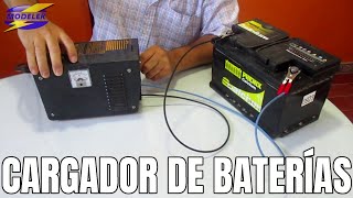 CARGADOR DE BATERÍAS CON TRANSFORMADOR DE MICROONDAS [upl. by Aenitsirhc]