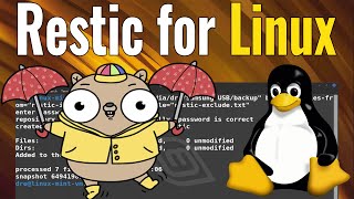 Restic Backup for Linux [upl. by Anniram]