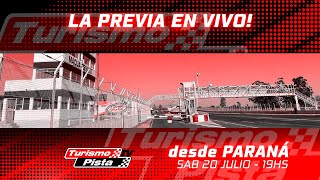 🔴⚫TPParaná – La previa EN VIVO desde Paraná  Turismo Pista TV [upl. by Eneg649]