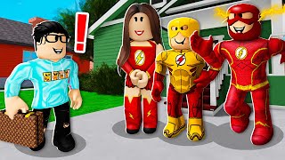 Adopted By FLASH Family Roblox [upl. by Rodoeht]