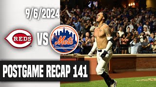 Mets Fan Reaction Game 141  CIN4 NYM6 VIENTOS WITH TWO HOMERS amp A WALKOFF TO WIN IT [upl. by Ariay950]