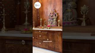 Wooden Home Temple amp Puja Ghar  DDASSMANDAP165  ddassstorecom [upl. by Ravid]