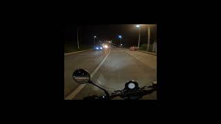 Svartpilen 200 night ride pov [upl. by Ailama]