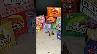 Hem Incense Cones shorts incense videos [upl. by Hanikas]