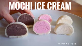 3 Bahan Mochi Ice Cream  Mudah dan Enak [upl. by Ehtiaf]