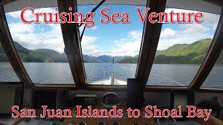 Night Boating up the Inside Passage aboard our trawler Sea Venture  EP 27 [upl. by Kavanaugh288]