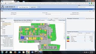 SPACE PLANNING with ARCHIBUS [upl. by Meingolda]