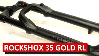 Budget Enduro amp All Mountain Fork Rockshox 35 Gold RL 140mm 29er Fork Feature Review and Weight [upl. by Charmaine418]