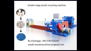 machine de recyclage de nylon granulateur de nylon [upl. by Macknair316]