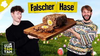 Falscher Hase  Hackbraten Rezept mit Ei zubereiten [upl. by Patrizio]