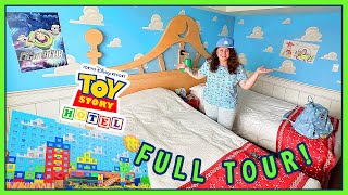 TOY STORY Hotel at Tokyo Disneyland FULL TOUR of Rooms Shop Lobby amp MORE 2023 [upl. by Nnaytsirk]