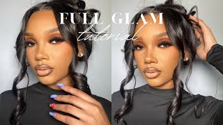 FULL Fall GLAM TUTORIAL Very Detailed amp Product List Included [upl. by Goltz]