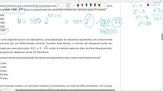 Função Exponencial  Exemplos ENEM [upl. by Zerlina845]