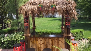 How to restore a bamboo tiki bar [upl. by Prudence819]