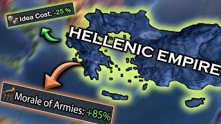 The Hellenic Empire Gets INSANELY OP Modifiers EU4 Ante Bellum [upl. by Corie195]