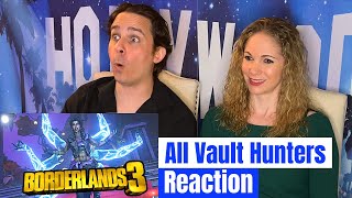 Borderlands 3 All Vault Hunters Trailers Reaction [upl. by Lagasse491]