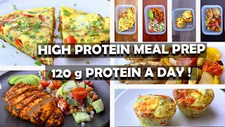 120g Protein A Day 3 Days Low Calorie High Protein Meal Prep [upl. by Bertrando648]