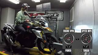 2023 BMW G 310 GS Dyno Test [upl. by Tuddor]