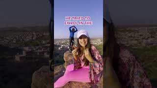 BMX Dadu India  75yearold performs yoga on a BMX cycle at the top of a 600ft High Cliff bmx [upl. by Silrak]