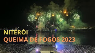 Reveillon 2023  Niterói  Praia de Icaraí  Queima de fogos [upl. by Llednyl]