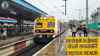 CHENNAI EGMORE  BEACH FOURTH LINE QUADRUPLING WORKS  PARK TOWN STATION RECONSTRUCTION WORKS 🛤️🚂🌉 [upl. by Ferro]