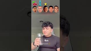 Football Players Drink Challenge  Ronaldo 😍🥛 ronaldo messi lehmann casemiro belingham [upl. by Yovonnda]