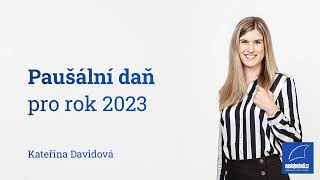 Paušální daň pro rok 2023 [upl. by Quinlan]