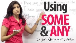 Using Some amp Any  Basic English Grammar Lesson [upl. by Head]