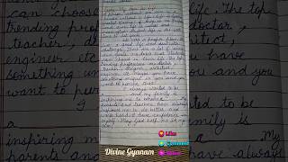 Essay My Aim In Life💥  Goal Of Life english englishgrammar shortsfeed essay essaywriting [upl. by Eldin]