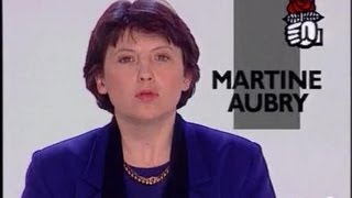 Campagne électorale officielle  Martine Aubry PS [upl. by Laud]