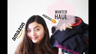 JABONG AMAZON Kurti Sweatshirt Winter Haul  Deblina Rababi [upl. by Anirres]