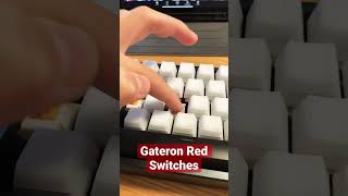 Glorious Pandas vs Gateron Red Switches  Sound Test 🔊 [upl. by Rehnberg]