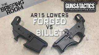 AR15 Lower Receivers Forged vs Billet [upl. by Photina]