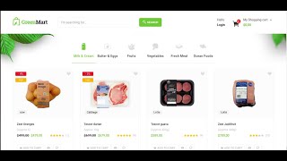 GreenMart – Organic amp Food WooCommerce WordPress Theme  Online Food Store Website [upl. by Rebak]