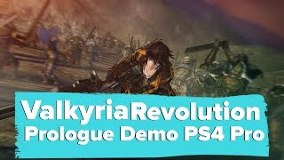 Valkyria Revolution  Prologue Demo Gameplay PS4 Pro [upl. by Alimhaj]