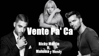 Vente Pa Ca  Ricky Martin  Remix ft Maluma  Wendy Red Velvet [upl. by Viradis]