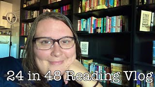 24 in 48 Hour Reading Vlog  2023 [upl. by Basham]