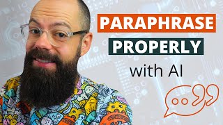 How to Paraphrase ANYTHING with AI Undetected 3 Easy Steps [upl. by Lontson528]