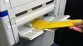 OKI Number Plate Printing on Pro 9542 CMYKWhite Toner Printer [upl. by Manara38]